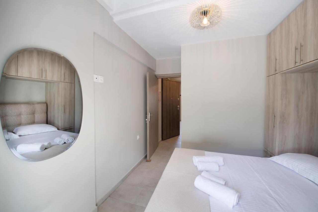 Bianco Stylish Maisonette Nikiana Esterno foto